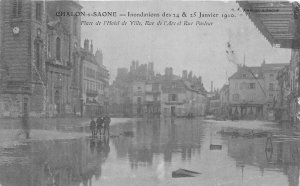 us7409 inondations des 24 et 25 janvier chalon sur saone flood france 1910