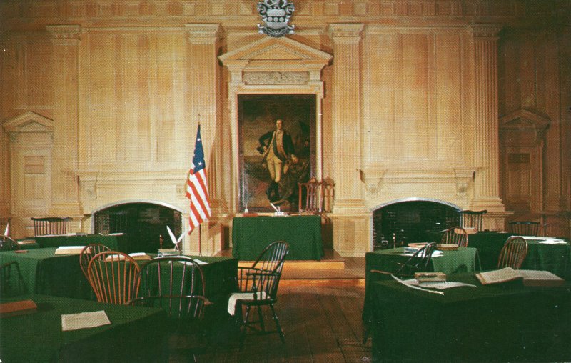 10694 Assembly Room, Independence Hall, Philadelphia, Pennsylvania 1956