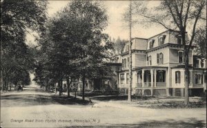 Montclair New Jersey NJ Orange Road c1910 Vintage Postcard