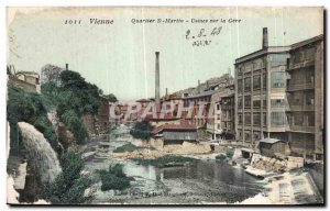 Postcard Old Vienna Quartier St Martin Mills on the Gere