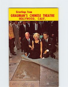 Postcard Greetings from Graumans Chinese Theatre Los Angeles California USA