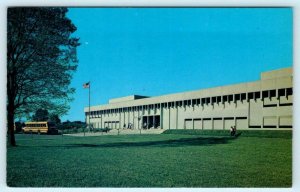 COLUMBUS, Indiana IN ~ SOUTHSIDE JUNIOR HIGH SCHOOL 1969 School Bus Postcard