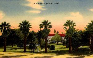 McAllen, Texas - The Sunset Motel - Midst the Orange Groves Rio Grande Valley