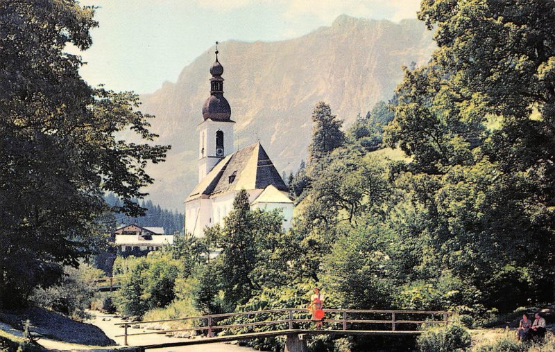 Scene at Hintersee Saltzburg Austria Unused 