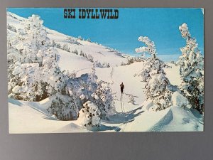 Ski Idyllwild CA Chrome Postcard A1166084821