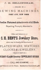 VICTORIAN TRADE CARD, NEW HOME SEWING MACHINE CO.