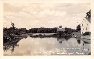 Old Mill Stream in Kennebunkport, Maine