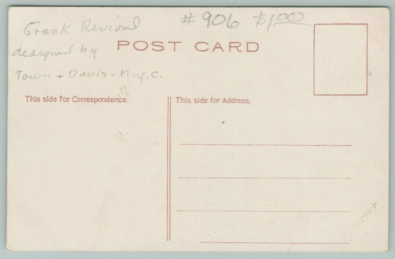 Raleigh North Carolina~State Capitol Building~State Seal~c1910 IPCC Postcard