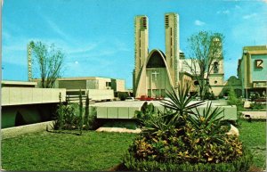 View Cathedral Square Reybosa Mexico VTG Postcard UNP Unused WOB c1980 Note 