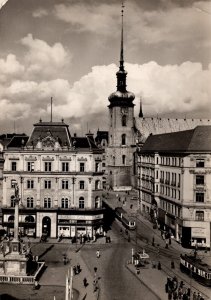 Czech Republic Brno Namesti Svobody Vintage RPPC BS20