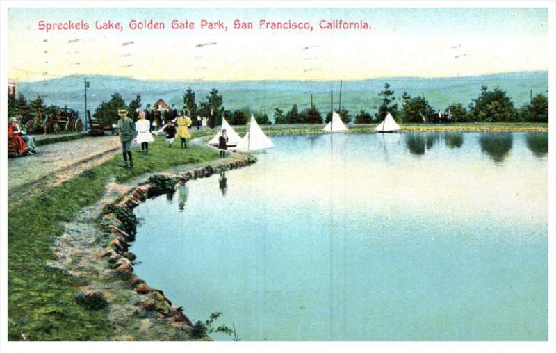 13809  CA San Francisco olden Gate Park Spreckles Lake