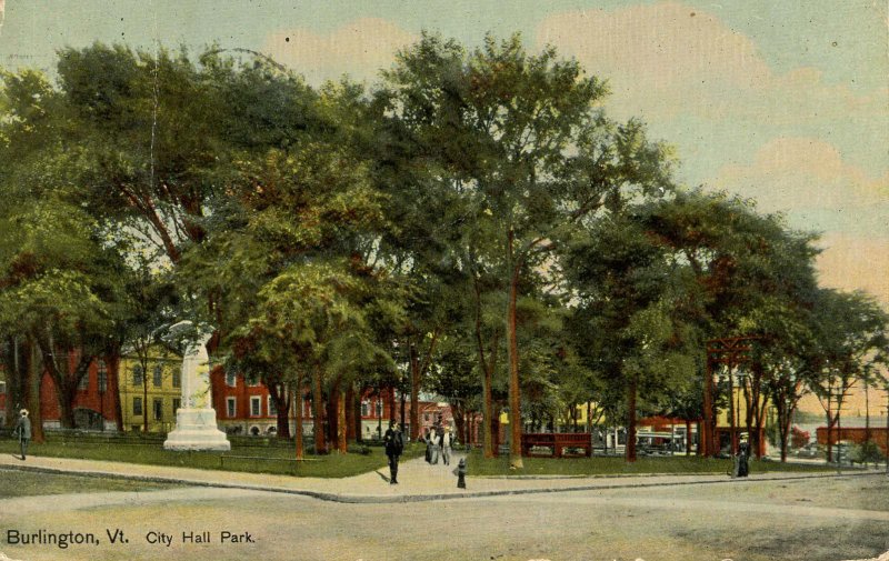 VT - Burlington. City Hall Park