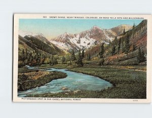 Postcard Snowy Range, On Road To La And Walsenburg, San Isabel Nat'l Forest, CO