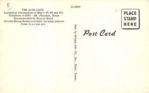 The Alps CafÈ Postcard