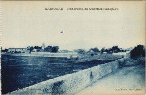 CPA AK TUNISIE KAIROUAN - Panorama du quartier européen (148600)