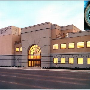 Jumbo c1990 Tacoma, WA Public Library Old & New Bldg. Postcard Oversized Vtg 1U