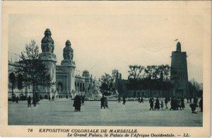 CPA MARSEILLE EXPO 78 Le Grand Palais le Palais de l'Afrique Occi (132578)