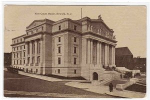 Court House Newark New Jersey 1909 postcard