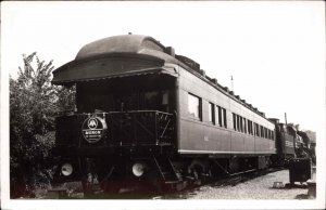 St. Louis MO Nat'l Museum of Transportation Monon Train Real Photo Postcard