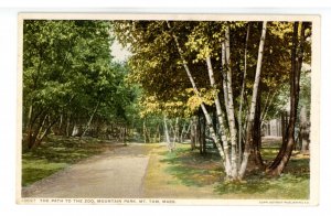 MA - Holyoke. Mt. Tom, Mountain Park Path to the Zoo