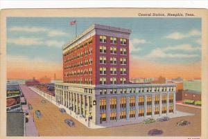 Tennessee Memphis Central Railroad Station Curteich