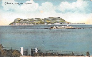 Rock from Algeciras Gibraltar Postcard.