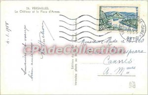 Postcard Old Versailles castle and Weapons Range