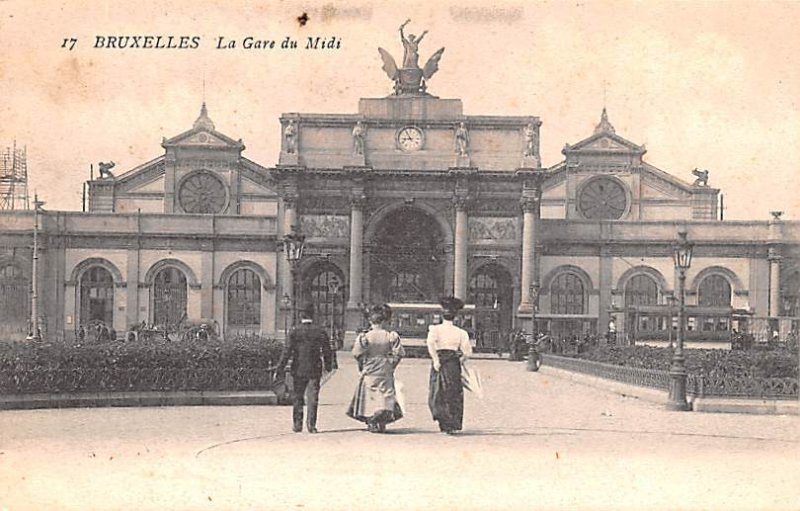 La Gare du Midi Bruxelles Belgium Unused 