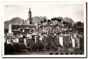 Menton - Cote d & # 39Azur the chin Vieile City - Old Postcard