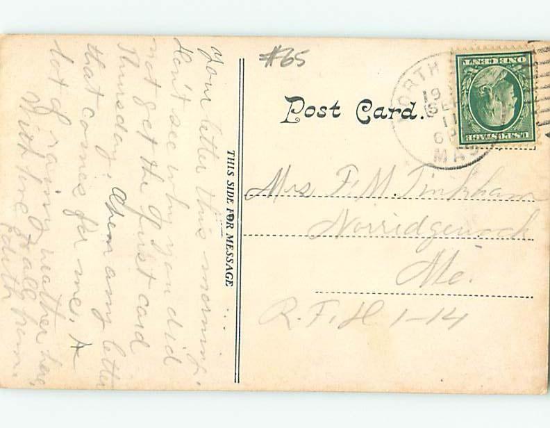 Divided-Back PARK SCENE Boston Massachusetts MA hk8038