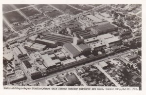 California Culver City Aerial View Metro Goldwyn Mayer Studios Real Photo