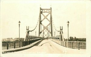 Moline Illinois Memorial Bridge M-46 RPPC Photo Postcard 21-5051