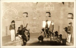 Arizona Hopi Native American Indian Tower Real Photo Postcard