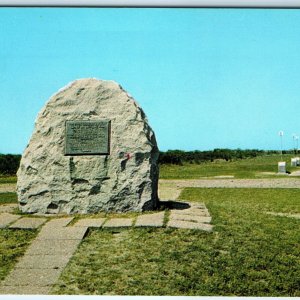 c1960s Dare Beaches, NC First Airplane Flight Monument Rock Wright Brothers A232