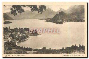 CARTE Postale Old Lake Annecy Talloires and the end of the Lake