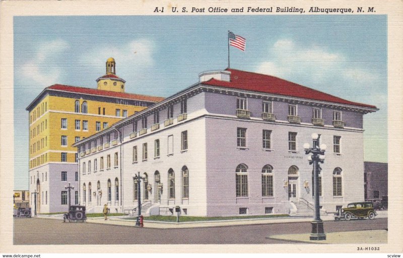 ALBUQUERQUE , New Mexico , 1930-40s ; Post Office