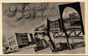 Czech Republic Moravská Ostrava Vintage Postcard C161