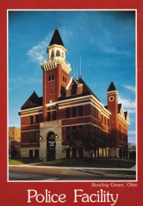 Police Station Facility Ohio Bowling Green Renovation Architect USA Postcard