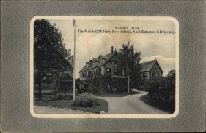 Billerica Massachusetts MA Michell Military Boys School Vintage Postcard