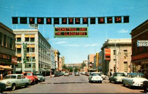 Montana Billings Broadway Avenue Looking North