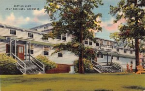 Linen Postcard Service Club at Camp Robinson, Arkansas~129929