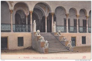 TUNIS, Africa, 1900-1910´s; Palais Du Bardo, La Cour Des Lions