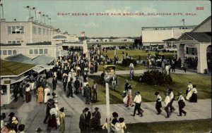 Oklahoma City OK State Fair Grounds c1910 Postcard