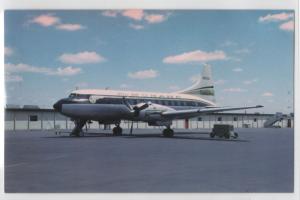 Mohawk Airlines Convair CV-240 Teal Blue Livery On Ground Aircraft Postcard