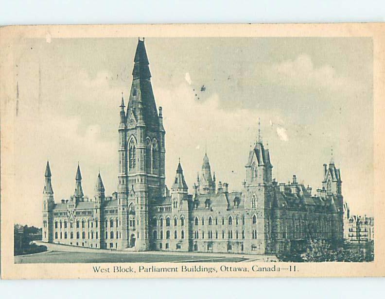 W-Border WEST BLOCK OF PARLIAMENT BUILDINGS Ottawa Ontario ON ho2129