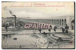 Old Postcard MONTPELLIER Aqueduct Peyrou
