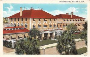 B3/ Kissimmee Florida Fl Postcard c1910 Bostains Hotel Building