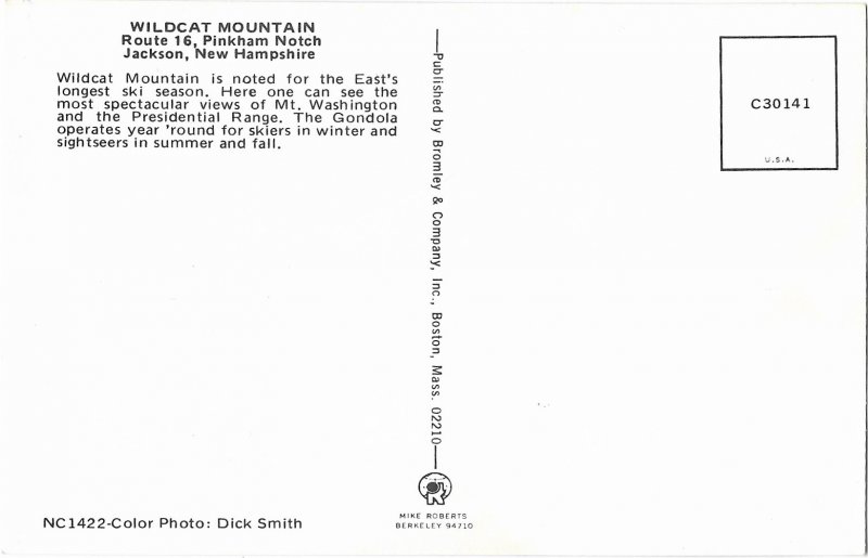 Wildcat Mountain Ski Area Jackson New Hampshire