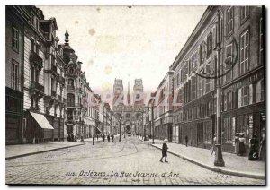 Old Postcard Orleans Jeanne d'Arc Street