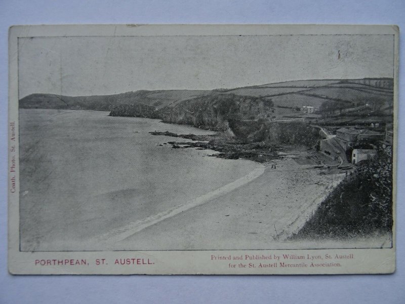 Cornwall ST. AUSTELL Porthpean - 9th Batt. Somerset L.I. c1917 Postcard